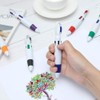 FANTESI 24 Pack Shuttle Pens, 4-in-1 Retractable Multicolor Pens Ballpoint