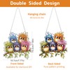 Birds Diamond Art Hanging Kits for Adults, Diamond Painting Pendant