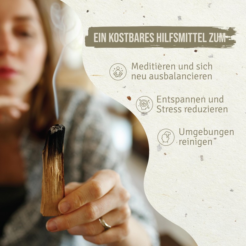 PALOSANTO - Palo Santo Räucherholz - Räucherstäbchen Especial – Natürlicher