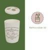 7-Piece Paris Bathroom Set (Beige), By Home Basics | Made