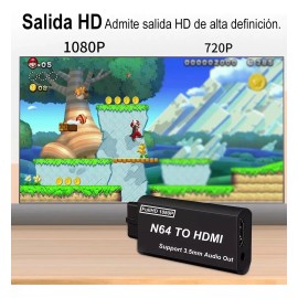 GOMITA Adaptador De Vídeo Hdmi Para Ngc/n64/snes/sfc 1080p