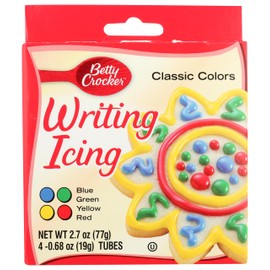 Betty Crocker, Writing Icing Classic Colors, 2.7 Oz