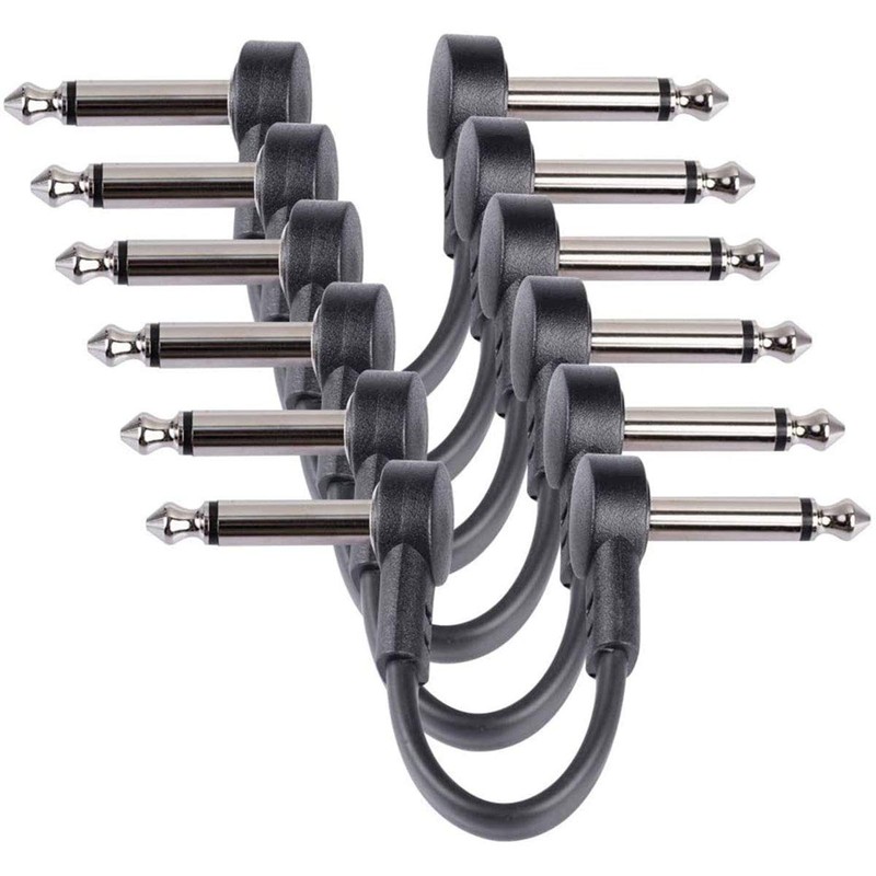 Cables de parche para guitarra de 6 pulgadas, paquete de