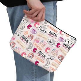 G2TUP Mom Inspired Gift Breastfeeding Proud Makeup Bag Women Power Cosmetic Bag Midwife Gift Breast Feeding Support Gift (Breastfeeding Proud CB)