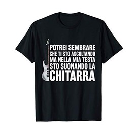 Regalo Divertente Chitarrista Strumento Musicale Chitarra Maglietta