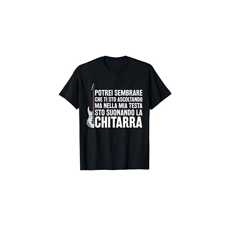 Regalo Divertente Chitarrista Strumento Musicale Chitarra Maglietta