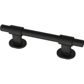 Franklin Brass Bar Adjusta-Pull Francisco (5-Pack) Adjustable Cabinet Handles 1-3/8" to 4" Hole to Hole Matte Black Kitchen Cabinet Pulls Cabinet Hardware Dresser Drawer Pulls P44364-FB-B