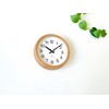 KATOMOKU Muku Clock 16 Oak km-108OARCS Wall Clock Continuous Second