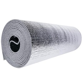 US Energy Products 2 PACK Wholesale Lot: Reflective Foam Core Insulation Kit: 2 Rolls (Size 48"x25') Includes 25' Foil Tape per roll, Knife & Squeegee. Multipurpose Home Insulation Meets Fire Code