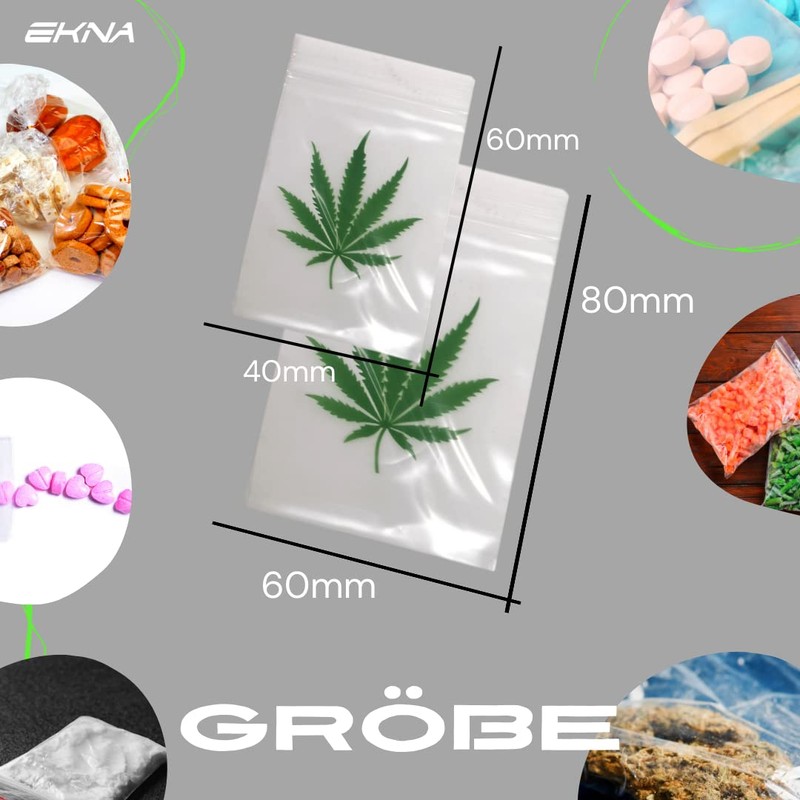 EKNA Ziplock Bags / Quick Release Bags / Baggies /