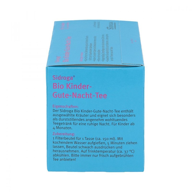 Sidroga Organic Children's Goodnight Tea: Herbal Tea with Melissa, Passion