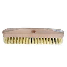 Scrubbing Brush - Wood with Tampico Bristles - Scrubbing Brush - Ideal for Cleaning Balcony, Patio, Garden, Indoor and Outdoor - 30cm - 703