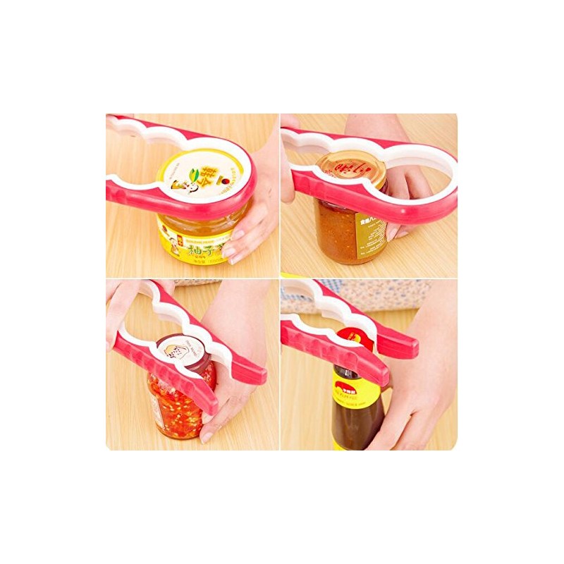 SZM 缶オープナー 蓋開け器 オープナー 瓶 ビン 缶 缶詰 栓抜き （色選ばず）