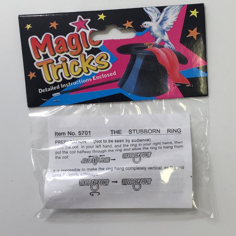 The Stubborn Ring-Magic Trick by D. Robbins & Co.