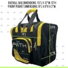 Pyramid Path Pro Deluxe Single Tote - Black/Gold