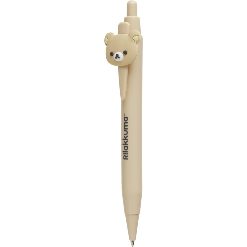 San-x Rilakkuma PR10601 Ballpoint Pen with Mascot Rilakkuma