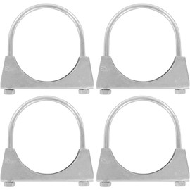 Set of 4 Stainless Steel Brackets M8 x 85 mm Extremely Durable Mounting Clamps Stainless Steel Heavy Duty (Pack of 4 M8 x 85 mm)