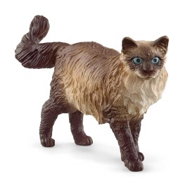 Schleich Ragdoll Cat Toy Figure 1.5 Inch Farm Animal Durable Imaginative Play