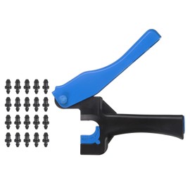 sourcing map 21pcs 3mm Drip Irrigation Tubing Hole Punch with Easier 1/4 Inch Fitting Emitter Insertion Drip Tube Hole Punch Fitting Insertion Tools for Laying Branch Drip Pipes
