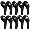 Andux Count Printed Golf Iron Covers with Zipper Long Neck