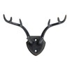 SOFFEE DESIGN Wall Mounted Metal Coat Hooks, Hanging Antler Shape