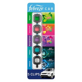 Febreze 5 New Clips Febreze Car Air Freshener Vent Clip Mixed 5 Scent Gain FREE SHIPPING