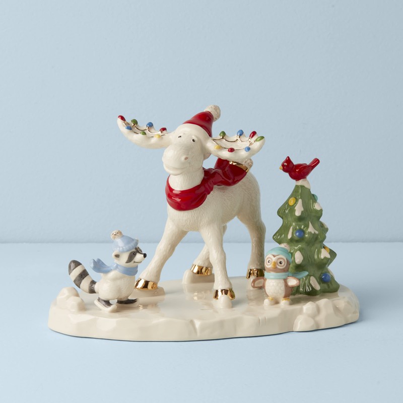 Lenox Marcel'S Skating Party Figurine, 3.08, Multi