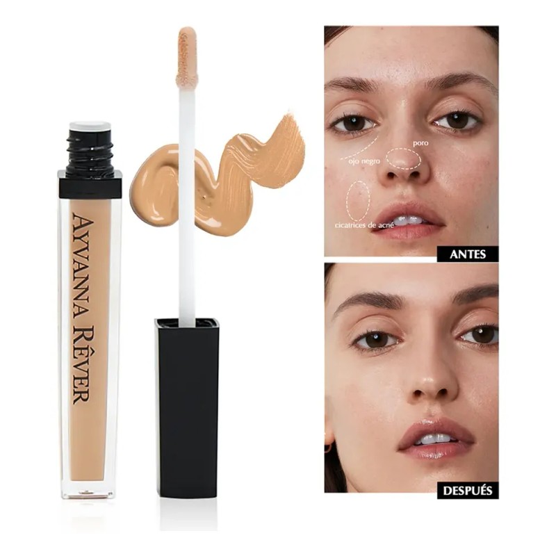Corrector De Alta Cobertura Ayvanna Rêver Para Ojos Rostro Tono