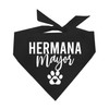 Hermana Mayor Dog Bandana | 100% Cotton Adjustable Triangle |
