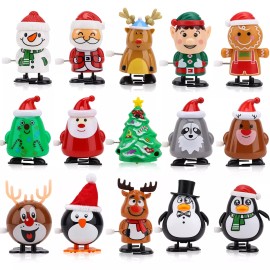 EEOCWF 15pcs Christmas Wind Up Toys for Kids, Christmas Stocking Stuffers, Ch...