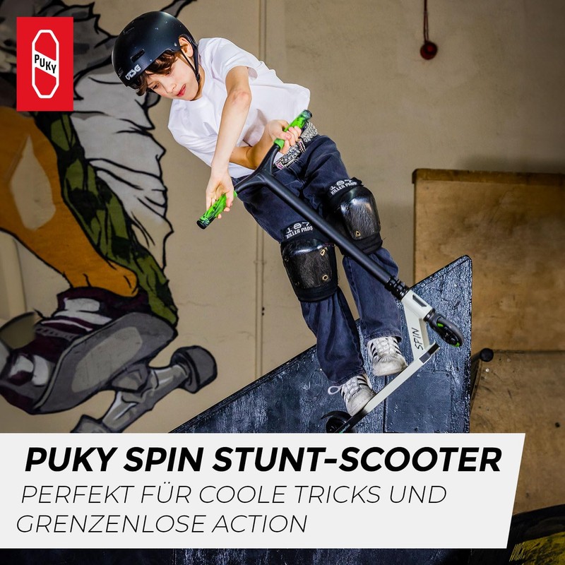 PUKY Spin High-Quality Scooter for Children 5+, One Piece Bar