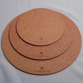 Firebox Cutting Board, Heat Resistant Temperature: 396°F (176°C), Trivet, Size S, For Outdoor Use, Camping, BBQ, Bushcraft, Barbecue