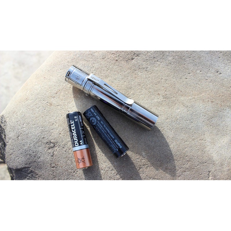 Premium Titanium Alloy Version Keychain flashlight XENO ES1 Ti with