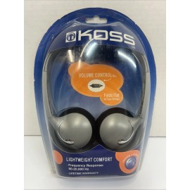 Koss CX6 Lightweight, Comfort Grey Headphones with In-line Volume Control New