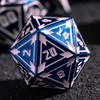 UDIXI Metal Dice Set D&D, 7-Piece Heavy Metallic DND Dice