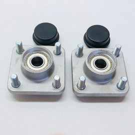 Huskey 2X Front Wheel Hub Bearing Assemblies for Yamaha G2/G8/G9/G14/G16/G19/G22/G29 Drive Golf Carts with Dust Caps, Oil Seals and Bearings, Replace OEM Part # JG5-WF511-10-00