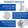 sourcing map 50Pcs 5mm x 14mm Dowel Pins 304 Stainless