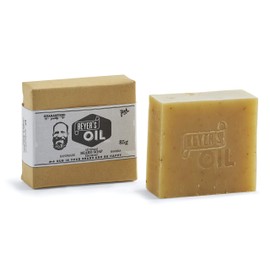 Beyer's Oil Verbena Beard Soap 85 g - Handmade in Bavaria - 100% Natural - With Real Verbena Leaves - Nourishes the Skin, Makes the Beard Soft and Smooth