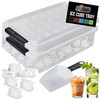 GORILLA GRIP BPA-Free Easy Release Ice Cube Tray for Freezer,