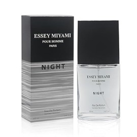 A CENTER Essey Miyami Night Cologne for Men/Eau de Parfum Natural Spray 3.4 Fl Oz Perfume for Men Suitable for All Skin Type Fragrance Daily Used