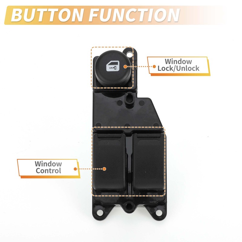 A ABSOPRO Electric Switch for Window Regulator Front Left on
