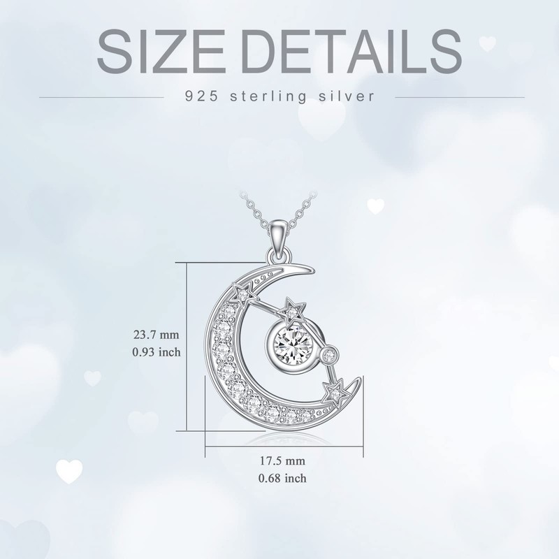 PELOVNY Mothers Day Gifts for Mom Zodiac Necklace Sterlign Silver