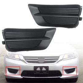 1 Pair Fog Light Covers Replacement for Honda Accord 2013-2015 Fog Light Bezels 71112T2AA00 71102T2AA00