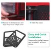 A ABIGAIL Tail Light Cover Compatible with Jeep Wrangler JK/JKU