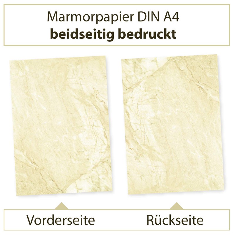 Writing paper marble marbled