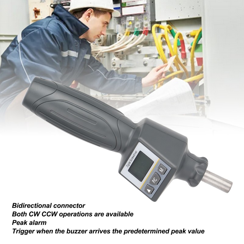 1/4in Drive Torsion Screwdriver Set LCD Display Quick Release 0.4
