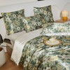 Luowei Satin Silk Bed Linen 135 x 200 cm Nostalgic