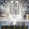 45W 6 pack LED Corn Light Bulb,400W Equivalent 5000K Commercial