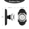 BonKuDoo 2 Pack Crystal Dummy Door Knobs, Inactive Glass Dummy