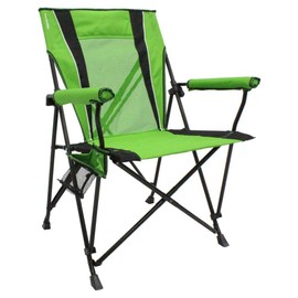 Kijaro Enjoy Versatile Folding Sports, Outdoor Chair & Lawn Chair, Dual Lock Feature, Ireland Green (Hard Arm)